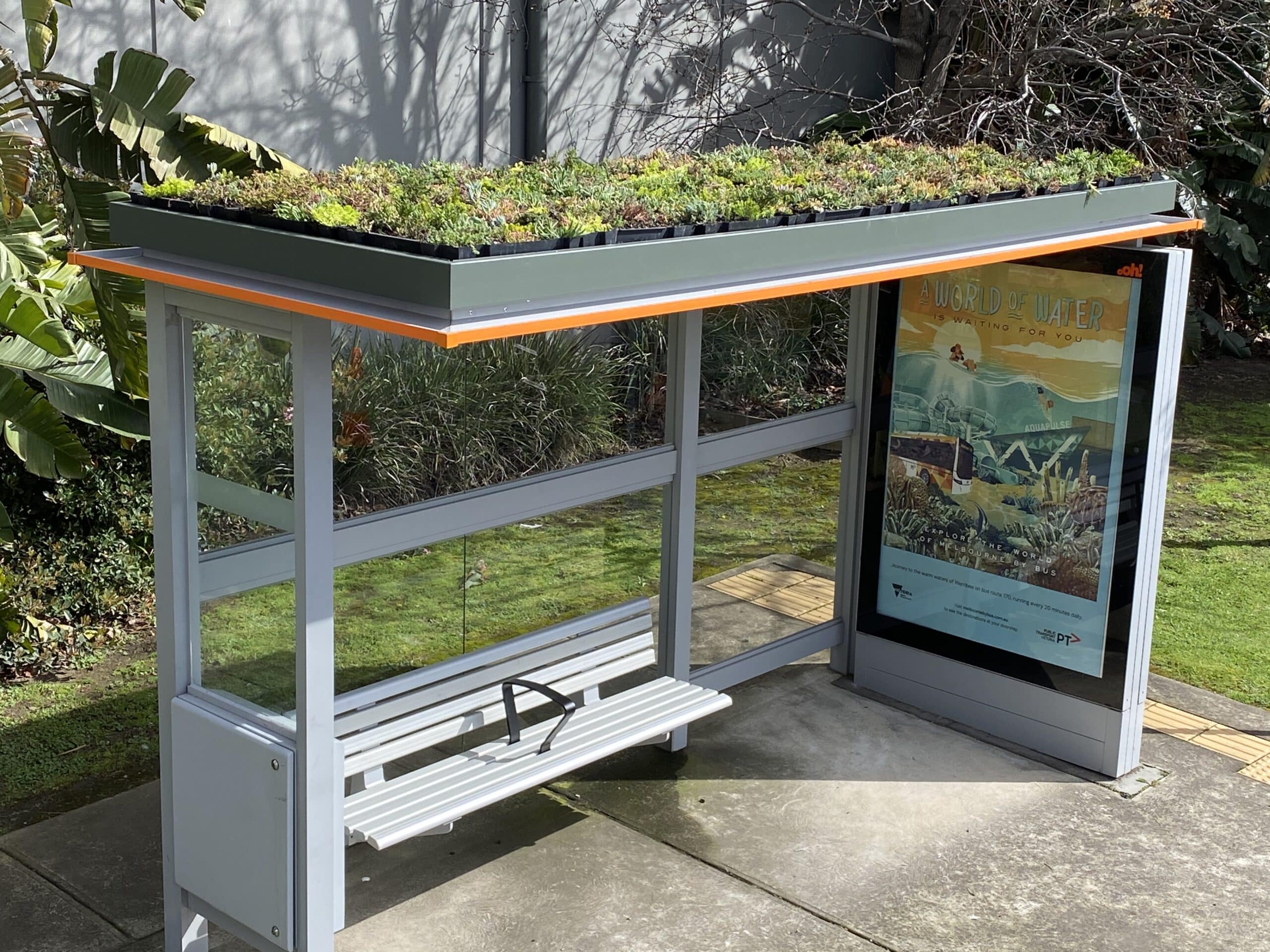 Why should you incorporate a green roof on a bus stop or tram shelter ...