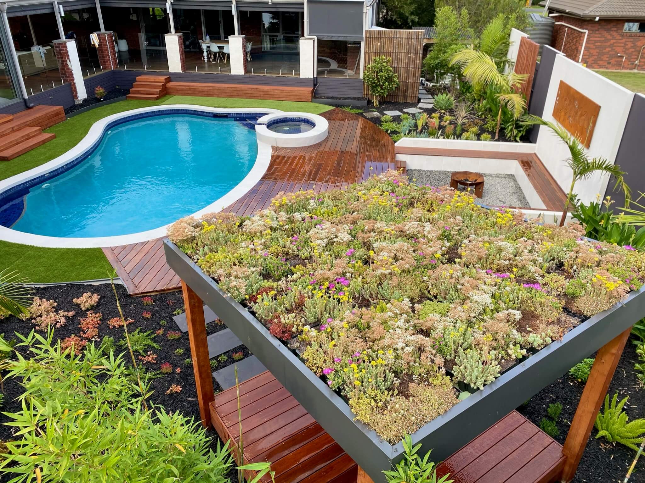 green roof garden